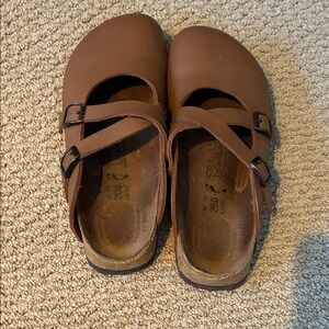 Birkenstock Birki’s Brown Clogs